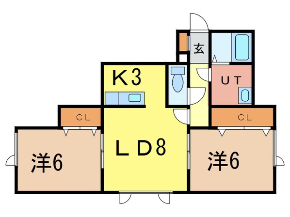 SKY Manshonの物件間取画像